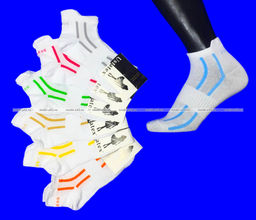 Цена за 5 пар.5 ПАР - ЮстаТекс носки женские Спортивные 2с12 БЕЛЫЕ