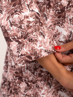 Ночная сорочка женская футер начёс МАДИНА КОФЕ - Domtrik фото 8