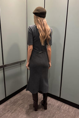 SOFT DRESS WITH BELT - Zara фото 6