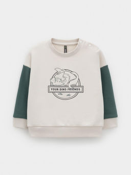 КР 302851/светло-бежевый 0783 к604 джемпер (свитшот) д/мал яс