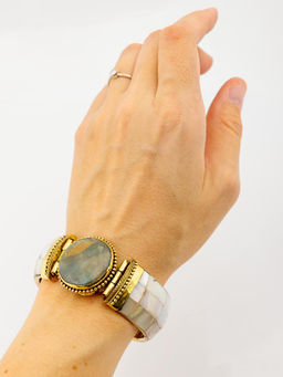 Украшение Браслет с перламутром №509/16 - Ганг фото 3