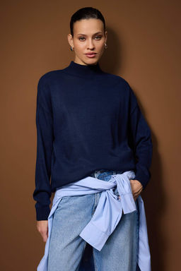 Siyah-Ekru Basic Ikili Paket Triko Kazak TWOAW26KZ00232 - Trendyolmilla фото 9