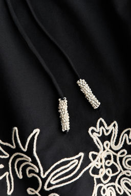 Top halter de algod?n con detalles bordados - H&m фото 4