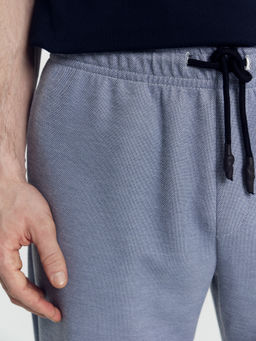 Брюки мужские в синем цвете двухцветный синий 181258