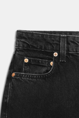 JEANS TRF MOM FIT TIRO ALTO / Negro - Zara фото 9