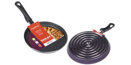 АП_VIOLET Сковорода для блинов 220 мм, 1 ручка, б/кр, а/п, Сплав А5, арт. РАП3662203 Калитва