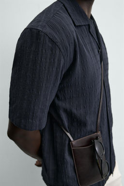REGULAR FIT TEXTURED SHIRT - Zara фото 6