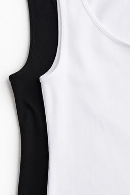 MAMA Pack de 2 camisetas sin mangas en algodon - H&m фото 5