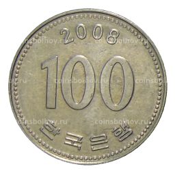 100 вон 2008 года Южная Корея