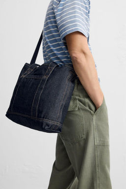 DENIM TOTE BAG - Zara фото 6