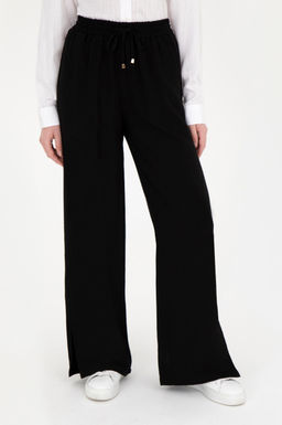 Женские черные брюки из плотной ткани - U.s. polo assn фото 9