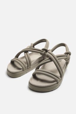 Sandals with Criss-Cross Straps - Zara фото 14