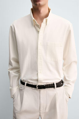 RELAXED FIT DENIM SHIRT - Zara фото 6