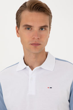 Erkek Regular Fit Mavi Polo Yaka Ti__rt Sepette S_rpriz _ndirim - U.s. polo assn фото 2
