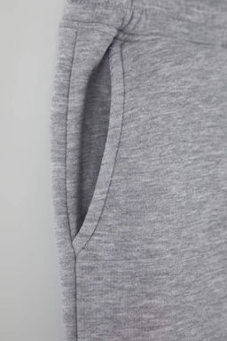 Gri Melanj Wide Leg Paca Lastikli Esofman Alt? TMNAW26EA00003 - Trendyolmilla фото 3