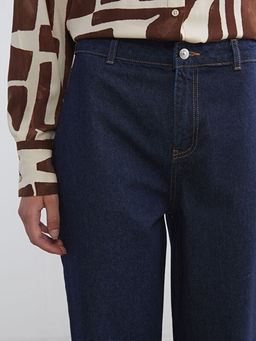 Wideleg Kad?n Jean Pantolon