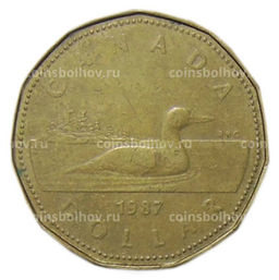 Монета 1 доллар 1987 года Канада