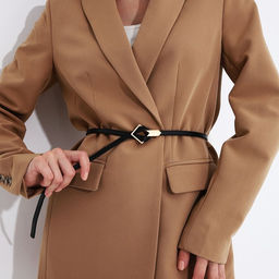 Ремень женский, ширина 1 см, пряжка металл, цвет коричневый - Simaland фото 5