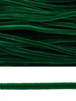 Синельная проволока 6мм арт.TBY.0425 #06 зеленый, 30см, уп.100шт.