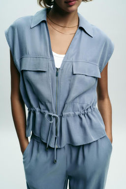 SOFT-TOUCH SAFARI TOP - Zara фото 5