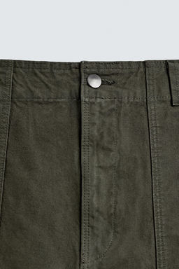 WASHED STRAIGHT-LEG TROUSERS - Zara фото 9