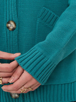 Кардиган женский 5252-1798. 4300999 аквамарин