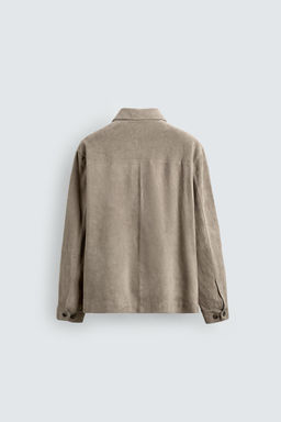 SUEDE LEATHER JACKET - Zara фото 9
