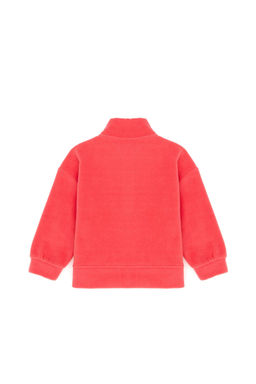 U. S. Polo Assn Розовый флисовый свитшот с воротником-поло для девочек - U.s. polo assn фото 6