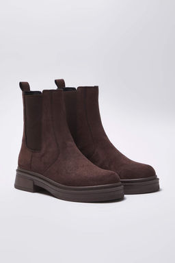 Kahverengi Suet Duz Tabanl? Chealsea Kad?n Bot TAKAW26BO00085 - Trendyolmilla фото 2