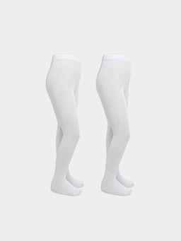 Basic K?z ?ocuk K?lotlu ?orap 2li