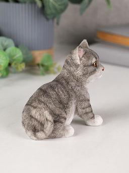 Цена за 2 шт. Фигурка Кошка 9 см серая / YX33100 /уп 2/36/ - Галеонтрейд фото 3