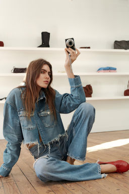 LEATHER BOW BALLET FLATS - Zara фото 8