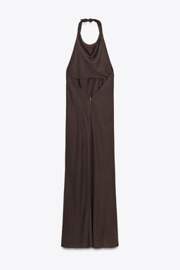 FLOWING HALTER DRESS - Zara фото 7