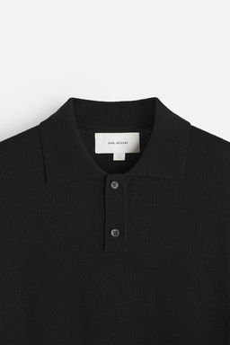 MERINO WOOL KNIT POLO SHIRT - Zara фото 16
