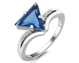 Кольцо, танзанит выращ., Диана