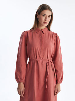 G?mlek Yaka M?slin Elbise