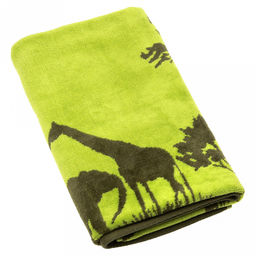 "Missoni-3046" Полотенце махровое 50х90см, плотность 375гр/м2, 100% хлопок, зеленый (разноцветный), Bolangde (Китай)