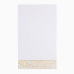 Полотенце махровое Love Life Leaves 70*140 см, белый, 100% хл, 360 гр/м2 - Lovelife фото 3