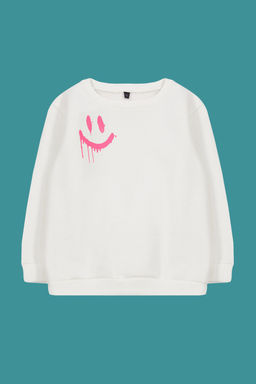 K?rm?z? Erkek Cocuk Basic Bisiklet Yaka Pamuklu Orme Sweatshirt TKDAW25SW00015 - Trendyolmilla фото 7