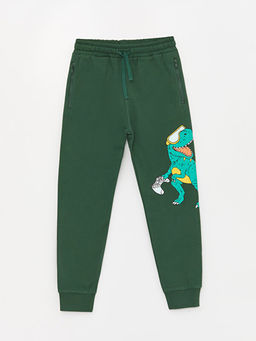 Beli Lastikli Bask?l? Erkek ?ocuk Jogger E?ofman Alt?