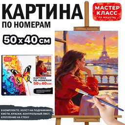 Картина по номерам "Приятный вечер" 50х40 см.