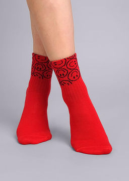 (CLE) C1335 носки дет. смайл (ЧЗ)