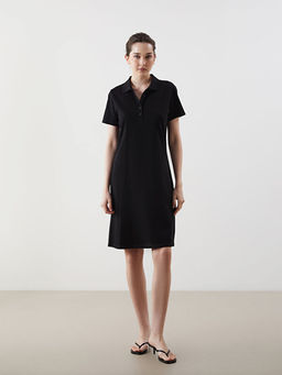 Polo Yaka Pike Elbise