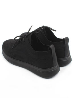 05-9074-1H BLACK Полуботинки летние мужские (текстиль)