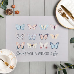 Салфетка на стол «Доляна» You Wings, ПВХ, 40×29 см