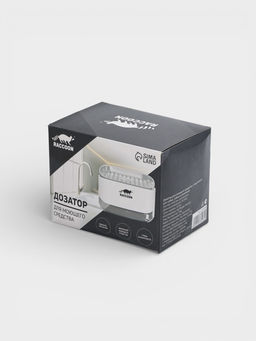 Дозатор для моющего средства с подставкой для губки Raccoon, губка в комплекте