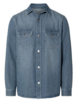Мужская джинсовая  рубашка LIVERGY