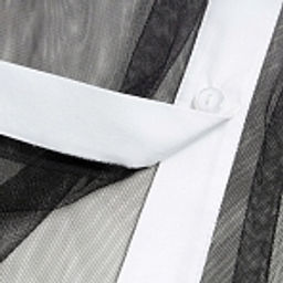 Рубашка комбинированная с сеткой, Срочно на обложку (white) - Charutti фото 18