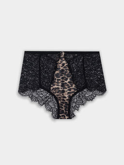 Цена за 2 штуки! Трусы женские с леопардовым принтом кружевные - Mark formelle фото 8
