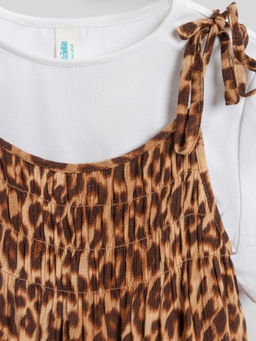 ACOOLA / Платье детское для девочек Bata леопардовый принт фото 5